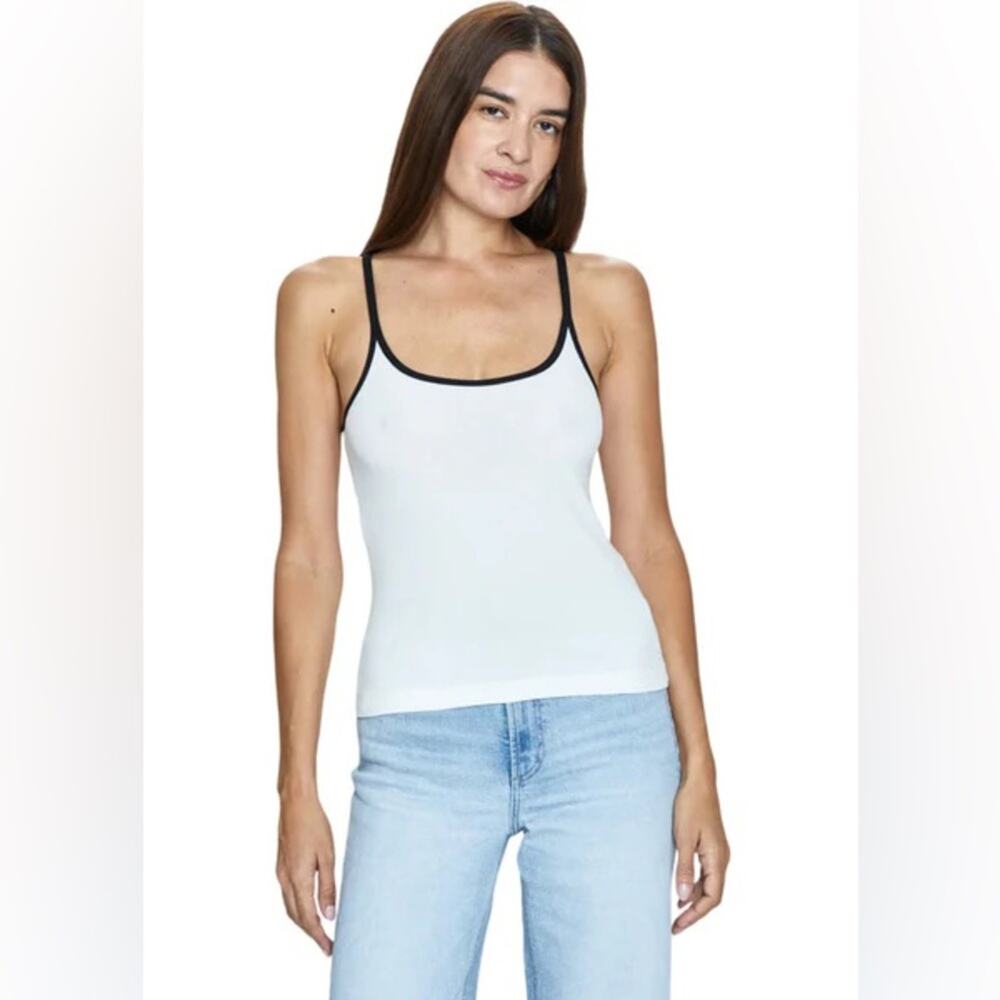 Pistola Paloma Everyday Tank in Le Blanc White and Noir Black Women’s Small